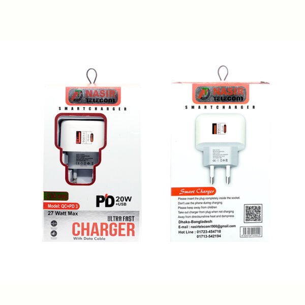PD 20W Ultra Fast Charger QC+PD3 - Image 2
