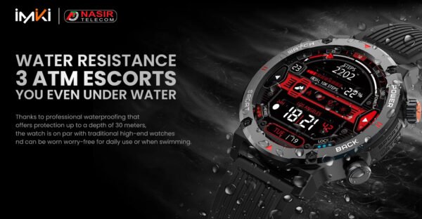 Imiki D2 BT Calling rugged Smart Watch - Image 6