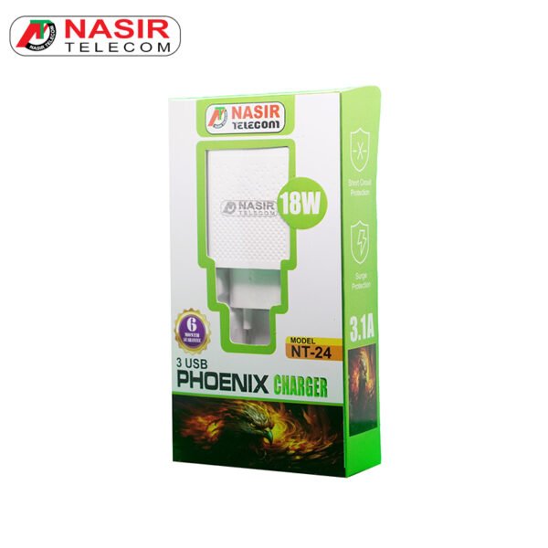 NT24 3 USB 18W Phoenix Charger - Image 4