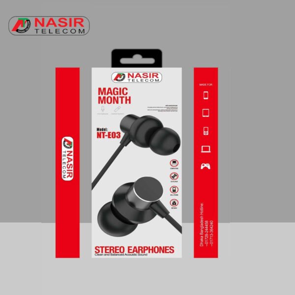 NTE03 Stereo Earphone - Image 4