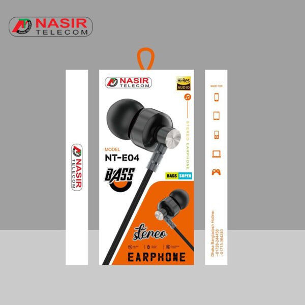 NTE04 Pure Bass Stereo Earphones - Image 2
