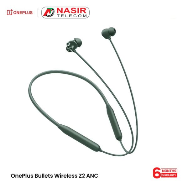 OnePlus Bullets Wireless Z2 ANC Bluetooth Neckband -45dB ANC - Image 2
