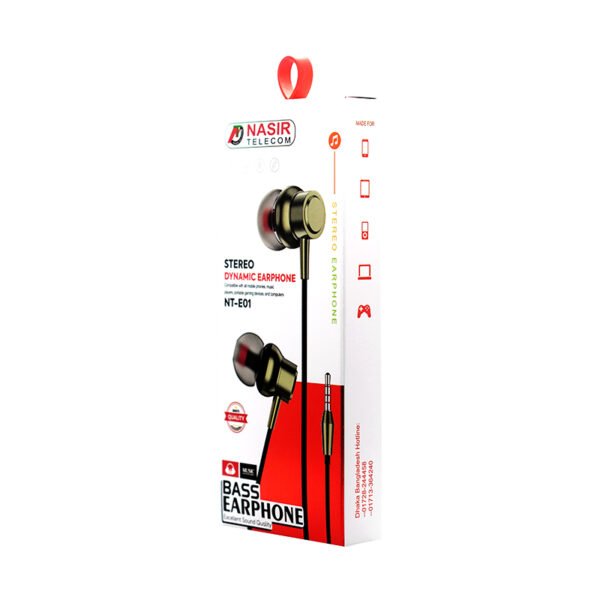NTE01 Pure Bass Stereo Earphones - Image 3