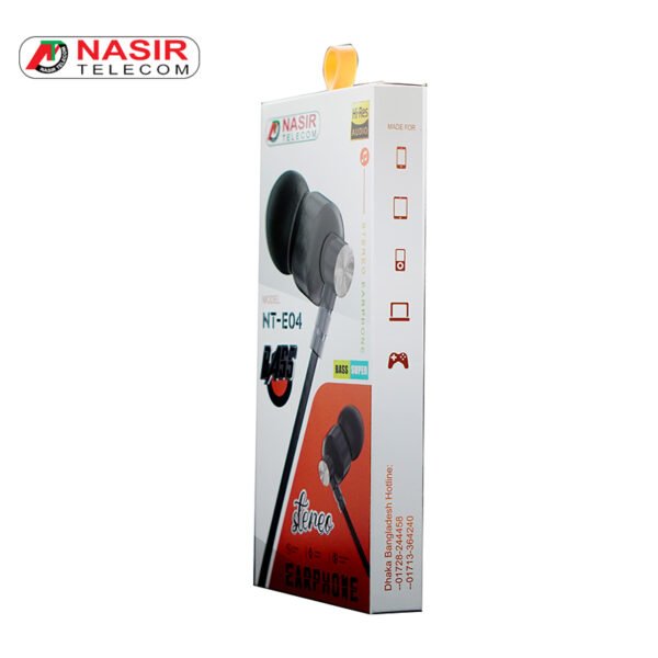 NTE04 Pure Bass Stereo Earphones - Image 4