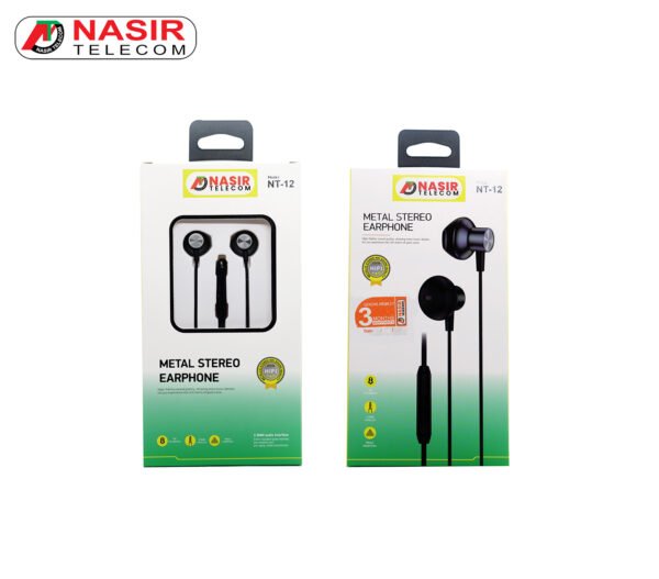 NT12 Metal Stereo EarPhone - Image 6