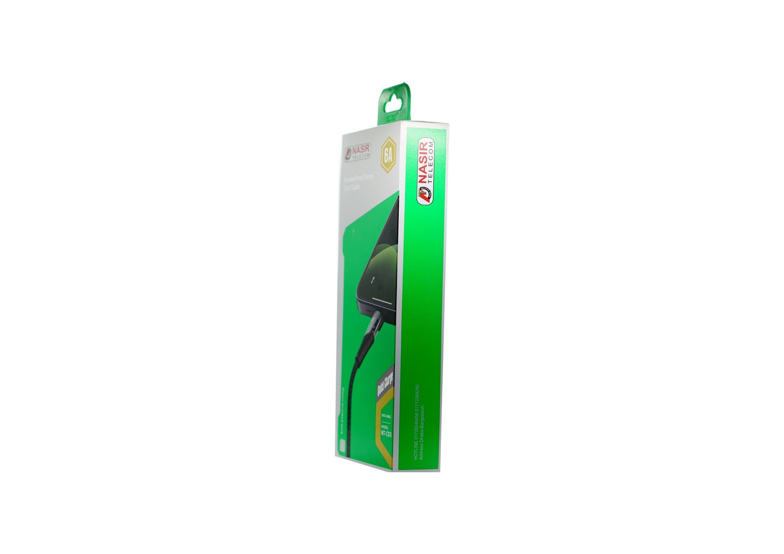 Nasir Telecom C03 Type C to C 6A Braided Cable With 1 year Guarantee - Image 5